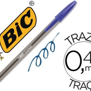 BOLIGRAFO BIC CRISTAL AZUL -UNIDAD