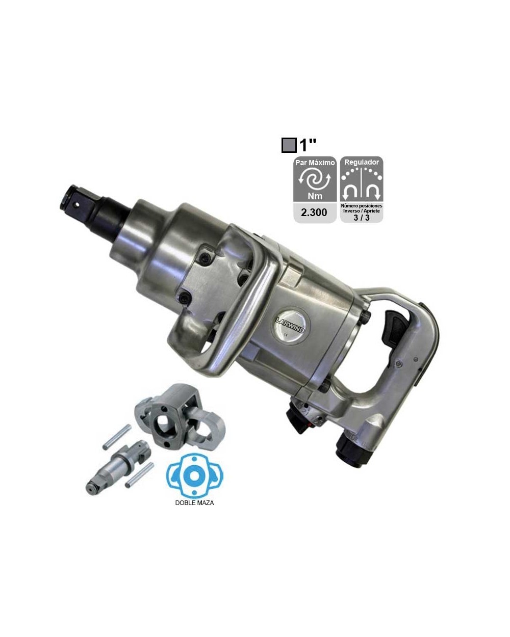 LAR-819 Llave De Impacto Recta De 1"