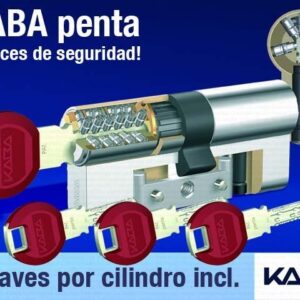 KABA penta - Doble cilindro de perfil