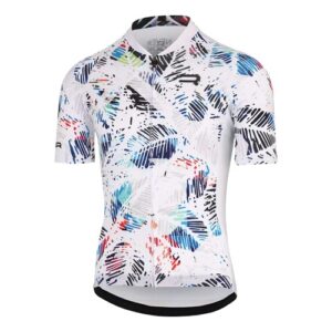 Maillot Finisseur Core Leaves manga corta blanco