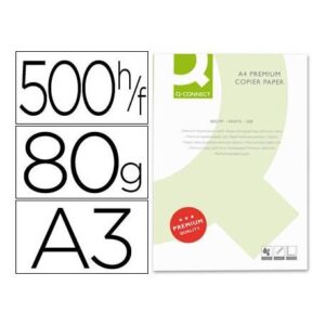 Papel multifuncion A3 Q-Connect 80 g/m2