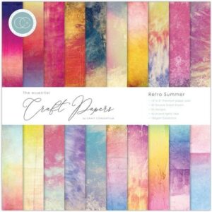 Set de scrapbooking Retro Summer Craft Consortium 30x30cm