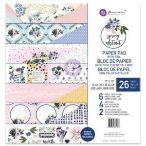 Set de Scrapbooking Spring Abstract Prima Marketing 30x30cm