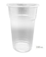PAQ 50 VASO PLASTICO TRANSPARENTE 220CC